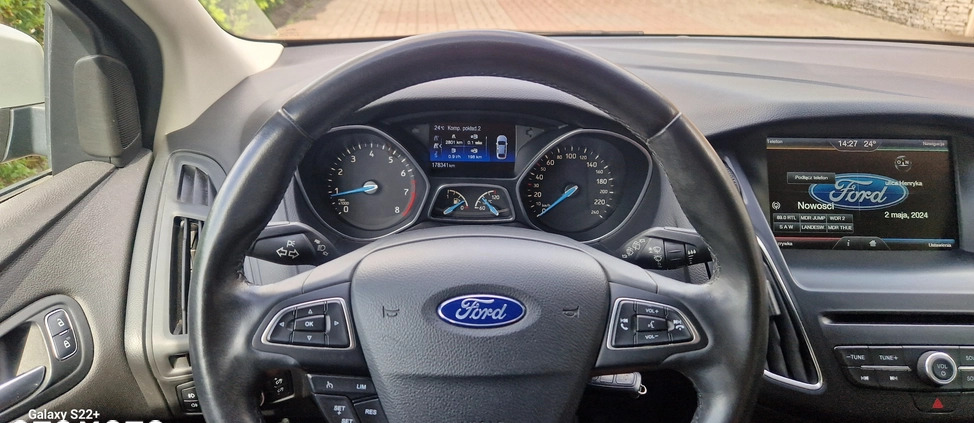 Ford Focus cena 33500 przebieg: 178341, rok produkcji 2016 z Tarczyn małe 631